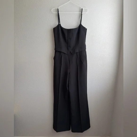 PISTOLA Marcia Tailored Black Jumpsuit - Picture 3 of 11